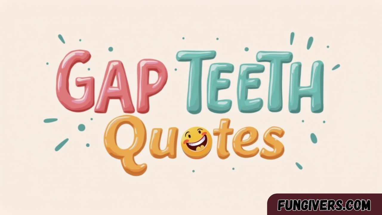 199+ Funny & Creative Gap Teeth Quotes