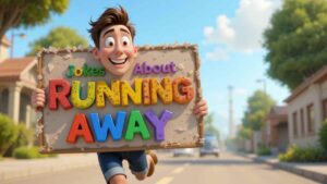 jokes about running away
