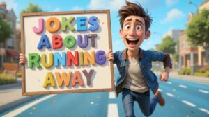 jokes about running away
