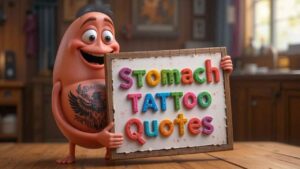 stomach tattoo quotes