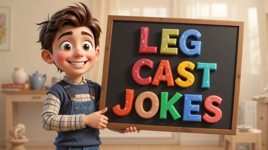 leg cast jokes