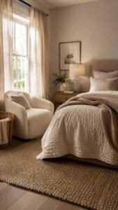 Add Texture Through Rugs and Soft Decor