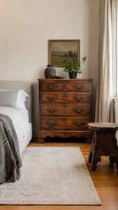 Anchor the Room With One Older Piece