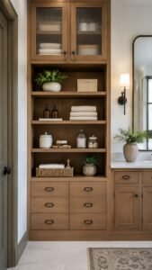 Apothecary Storage Wall With Calm Daily Order