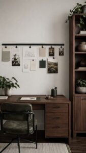 Build a Rotating Card Rail Above the Desk