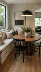 Built In Banquette Dining Room Ideas for Cozy Seating