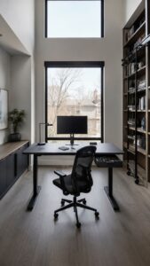 Center an Adjustable Desk in the Main Work Zone