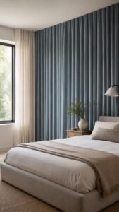 Cover One Wall with Tailored Drapery