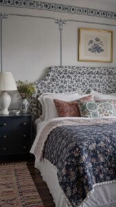 Crafted Pattern Bedroom Decor with an Individual Look