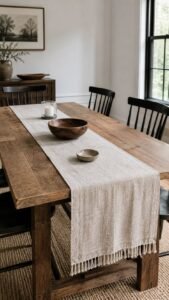 Layer a Runner Over Bare Wood