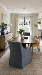 Place Statement Chairs at the Ends