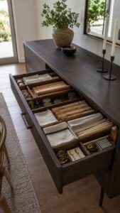 Reserve One Drawer for Linens