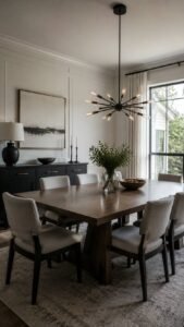 Sculptural Lighting Dining Room Ideas for a Stylish Glow