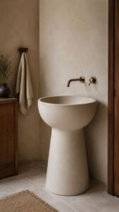 Select a Rounded Pedestal Basin