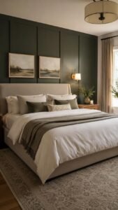 Statement Bed Wall Bedroom Ideas for a Finished Room