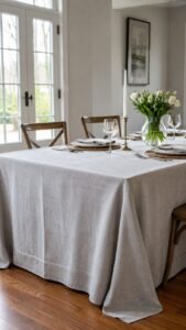 Tailored Table Coverings That Change the Mood Quickly
