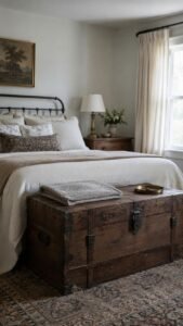 Turn an Old Trunk into a Blanket Station