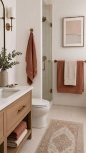 Use Towels as Color Accents