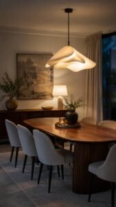 Use Warm Light for Evening Meals