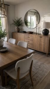 Use a Sideboard for Serving and Storage