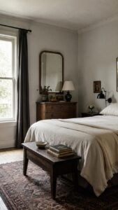 Vintage Bedroom Decor with Collected Character
