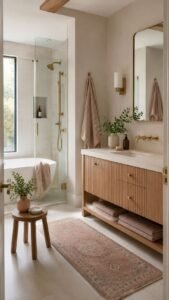 Warm Color Bathroom Ideas for a Softer Look