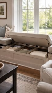 Add Lift Up Storage Beneath the Seat
