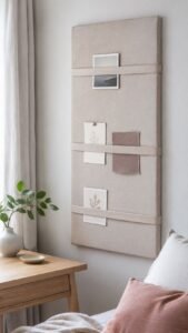 Add a Padded Ribbon Rail for Small Keepsakes