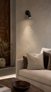 Aim a Wall Light Toward Texture Instead of Artwork