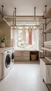 Air Drying Gallery With Graceful Hanging Structure