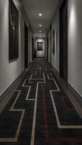 Align the Pattern With the Hallway Direction