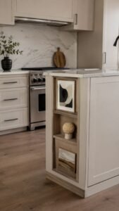 Cabinet End Galleries With Changeable Personal Displays