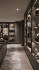 Collector Cabinet Basement With Museum Style Displays