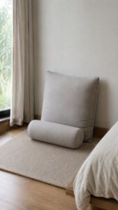 Combine One Firm Back Cushion With a Bolster