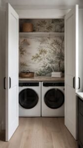 Cover the Interior Wall With a Scenic Pattern