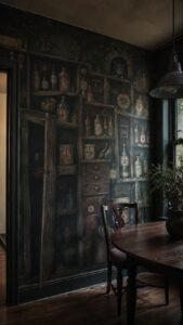 Crooked Pantry Wallpaper With Hidden Visual Surprises