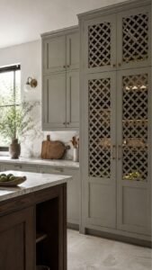 Decorative Cabinet Cutouts With Airy Heritage Detail