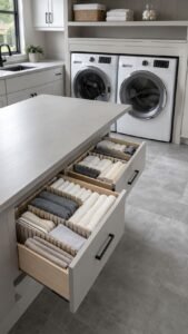 Divide Drawers by Folded Garment Width