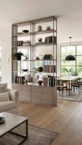 Double Sided Library Screens That Shape Open Rooms