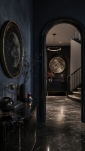 Eclipse Observatory Foyer With Celestial Depth