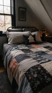 Faded Patchwork Bed Layer