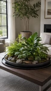 Gather Plants Inside One Oversized Basin