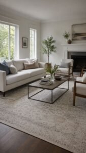 Ground the Main Seating With a Generous Base Rug