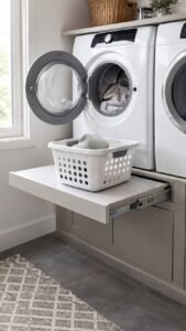 Insert a Pull Out Landing Shelf