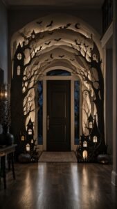 Layered Silhouette Door Arch