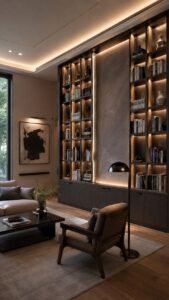 Luminous Gallery Libraries With Integrated Glow