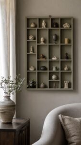 Miniature Cabinet Wall With Collected Tiny Stories