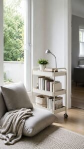 Mobile Reading Cart Nook That Moves With the Light