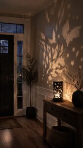 Moving Lantern Shadow Wall