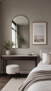 Offset the Mirror Beside a Framed Print